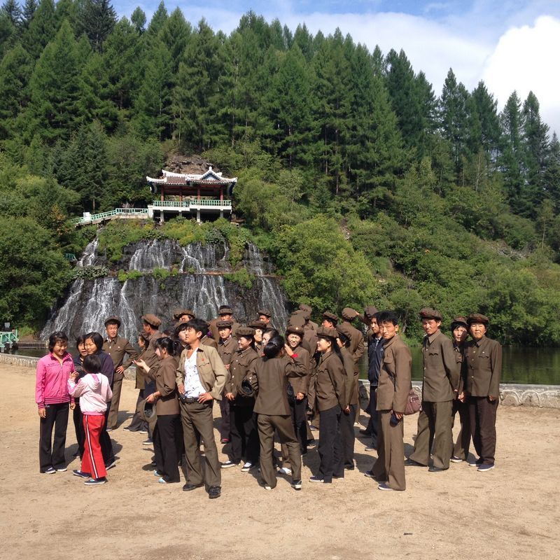 Rimyongsu Waterfall